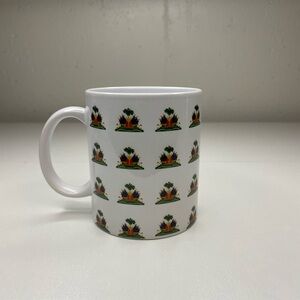 Ceramic Mug with Multicolor HAITIAN PALM TREE